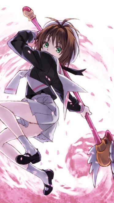 初代萌王 木之本樱 动漫手机壁纸下载