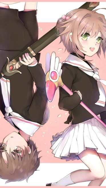 初代萌王 木之本樱 动漫手机壁纸下载