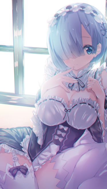 好久不见的蕾姆老婆 从零开始 win10主题