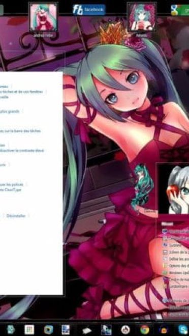 罗密欧与辛德瑞拉 初音未来 win8主题
