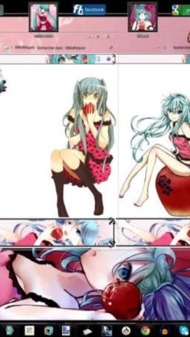 罗密欧与辛德瑞拉 初音未来 win8主题