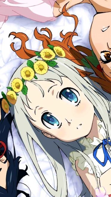 未闻花名 那朵花 本间芽衣子 面码 动漫电脑壁纸