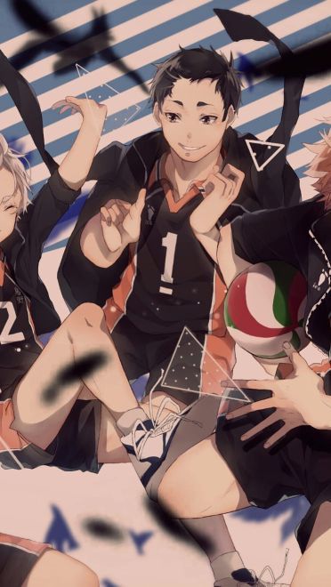燃烧热血吧少年 排球少年同人桌面壁纸