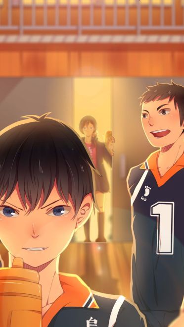 燃烧热血吧少年 排球少年同人桌面壁纸