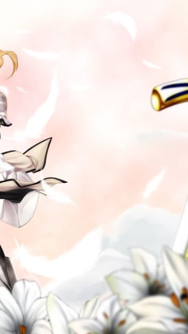 Fatestay night saber&伊莉雅 动漫电脑壁纸