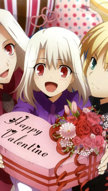 Fatestay night saber&伊莉雅 动漫电脑壁纸