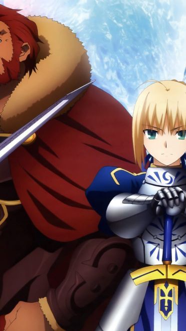 Fatestay night saber&伊莉雅 动漫电脑壁纸