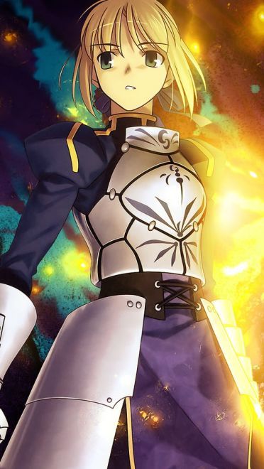 Fatestay night saber&伊莉雅 动漫电脑壁纸