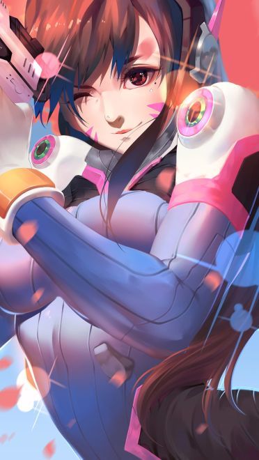 守望先锋 D.Va 宋哈娜 动漫游戏手机壁纸下载