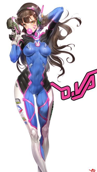 守望先锋 D.Va 宋哈娜 动漫游戏手机壁纸下载