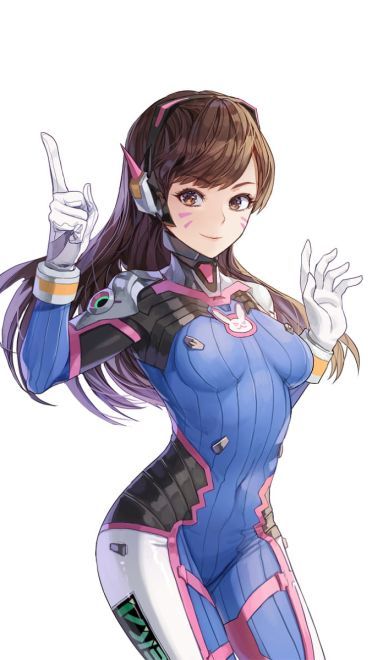 守望先锋 D.Va 宋哈娜 动漫游戏手机壁纸下载
