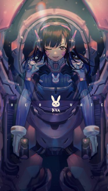 守望先锋 D.Va 宋哈娜 动漫游戏手机壁纸下载