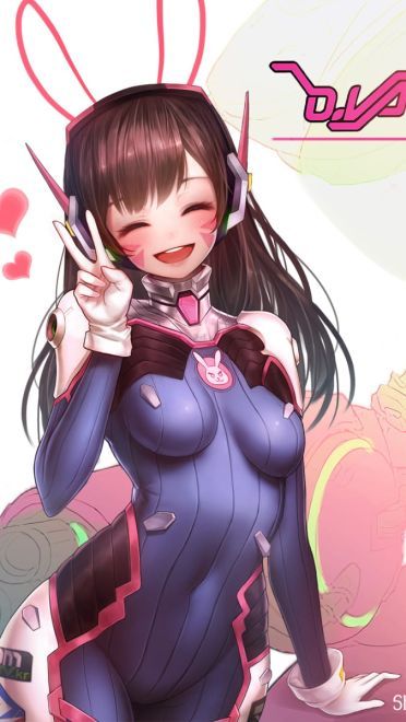 守望先锋 D.Va 宋哈娜 动漫游戏手机壁纸下载