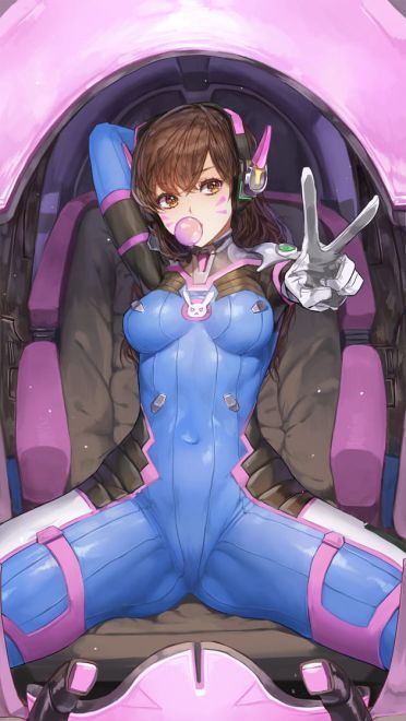 守望先锋 D.Va 宋哈娜 动漫游戏手机壁纸下载
