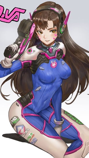 守望先锋 D.Va 宋哈娜 动漫游戏手机壁纸下载