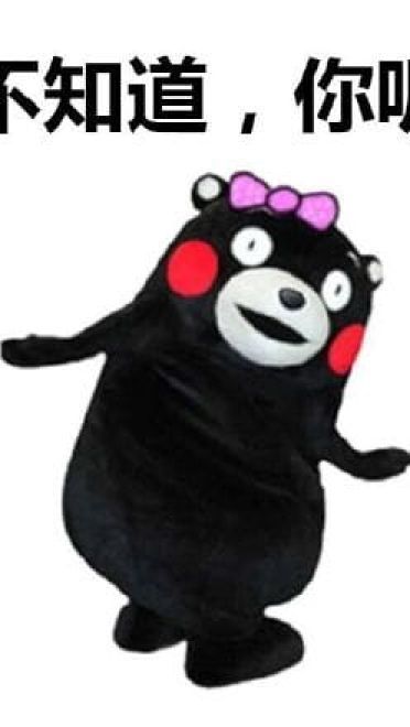 熊本熊表情包 今天我们吃什么？