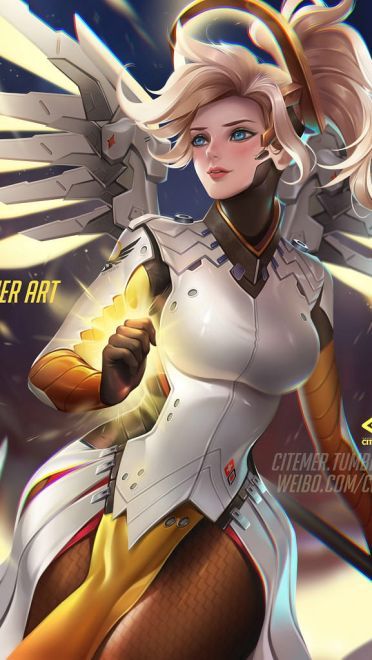 学医救不了中国人 守望先锋 天使 高清手机壁纸下载