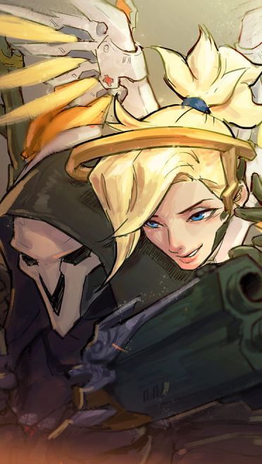 学医救不了中国人 守望先锋 天使 高清手机壁纸下载