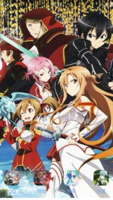 刀剑神域  亚丝娜&桐人 安卓手机主题下载