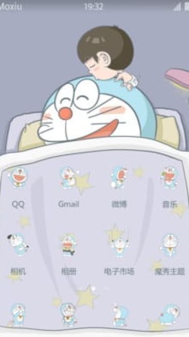 哆啦A梦 安卓手机主题下载