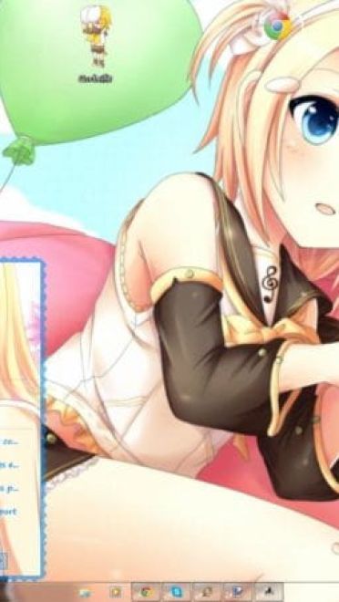 压路机镜音铃 Vocaloid Rin V2 win7主题