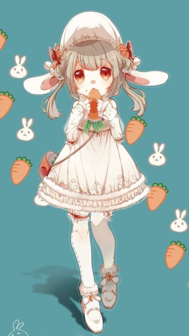 软萌兔娘来袭 手机壁纸图集分享