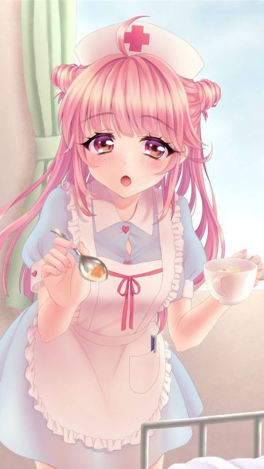 白丝护士手机壁纸  乖乖注射后就药到病除哦！(1)