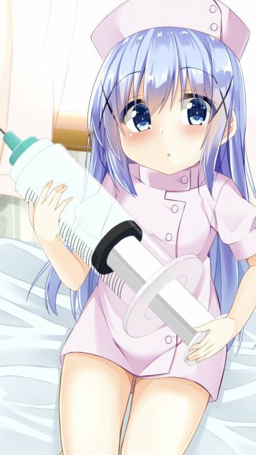 白丝护士手机壁纸  乖乖注射后就药到病除哦！(1)