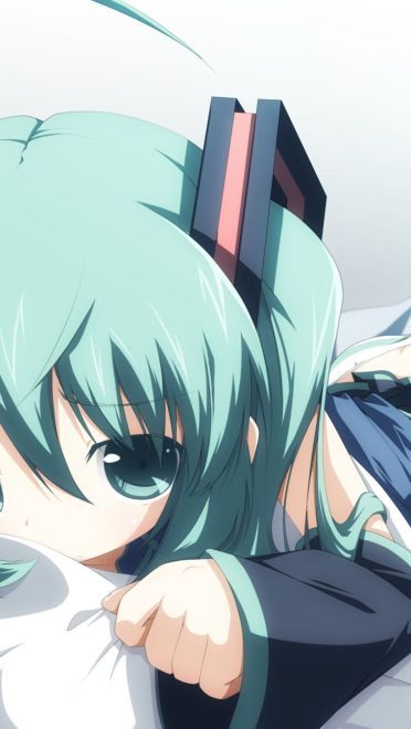 看过我的蓝白胖次吗？初音未来电脑壁纸下载(1)