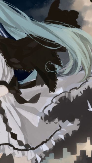 看过我的蓝白胖次吗？初音未来电脑壁纸下载(1)