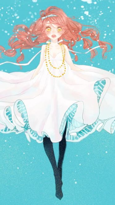 生动活泼的灵气少女系列 动漫手机壁纸下载