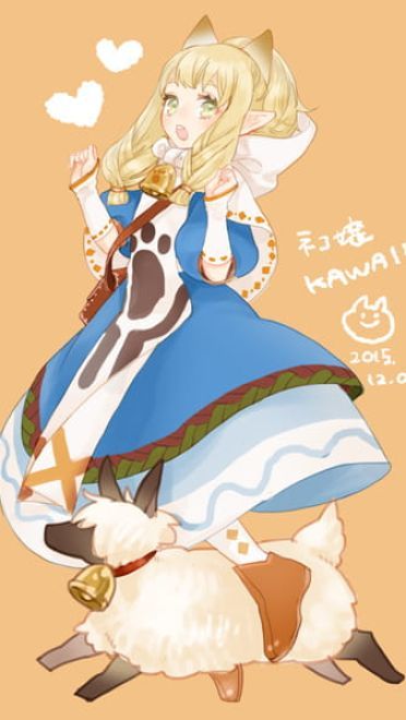 生动活泼的灵气少女系列 动漫手机壁纸下载