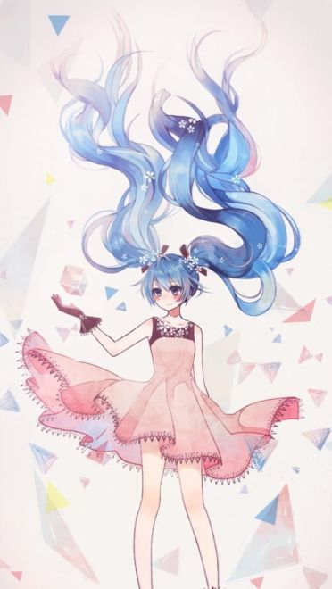 我可是你们的主唱哦 初音未来手机壁纸(1)