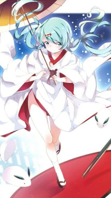 我可是你们的主唱哦 初音未来手机壁纸(1)