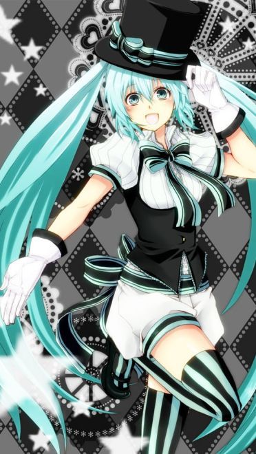 我可是你们的主唱哦 初音未来手机壁纸(1)