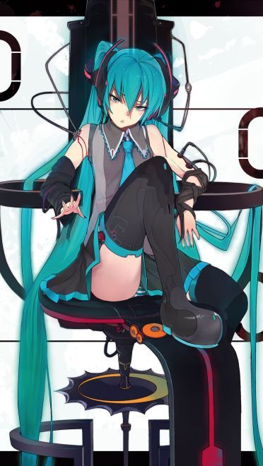 我可是你们的主唱哦 初音未来手机壁纸(1)