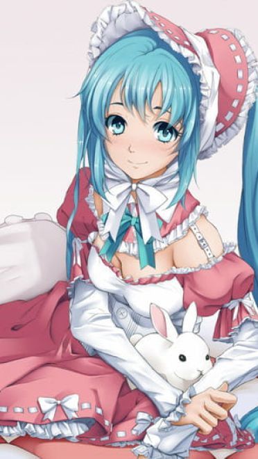 我可是你们的主唱哦 初音未来手机壁纸(1)