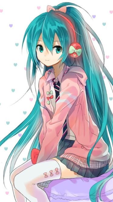 我可是你们的主唱哦 初音未来手机壁纸(1)