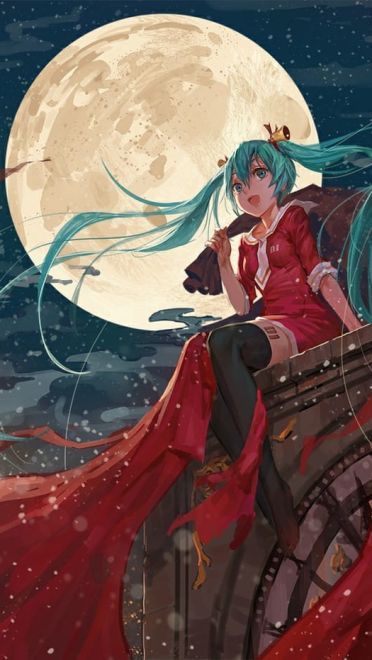 我可是你们的主唱哦 初音未来手机壁纸(1)