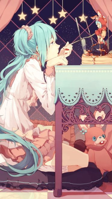 我可是你们的主唱哦 初音未来手机壁纸(1)