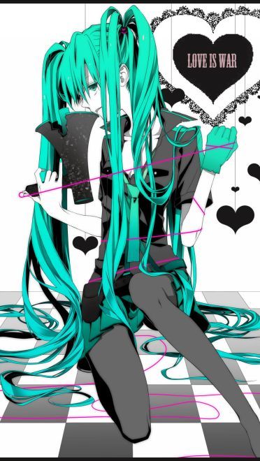 我可是你们的主唱哦 初音未来手机壁纸(1)