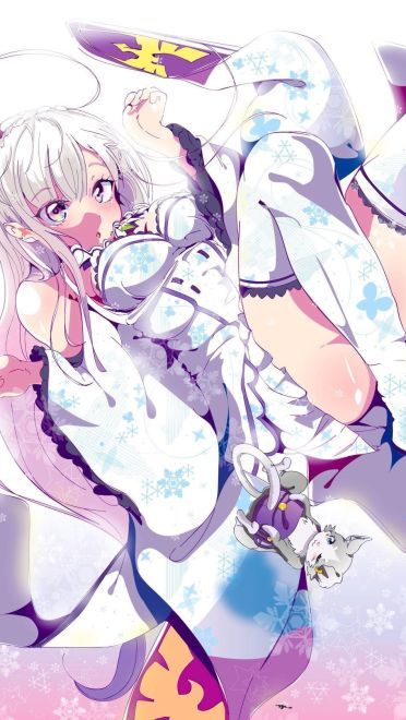 从零开始的异世界 爱蜜莉雅手机壁纸下载(1)