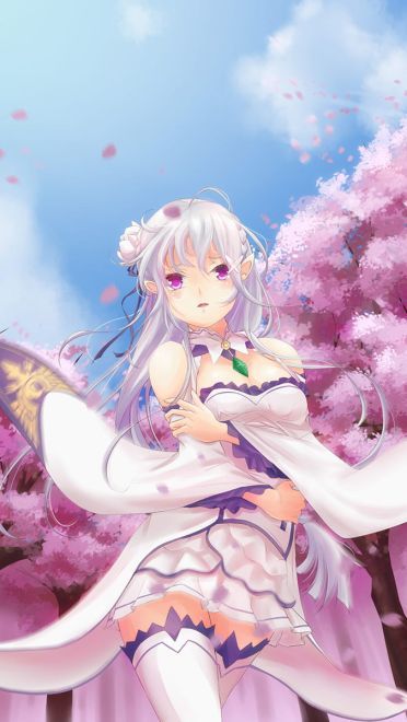 从零开始的异世界 爱蜜莉雅手机壁纸下载(1)