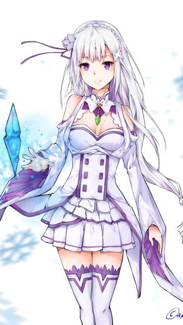 从零开始的异世界 爱蜜莉雅手机壁纸下载(1)