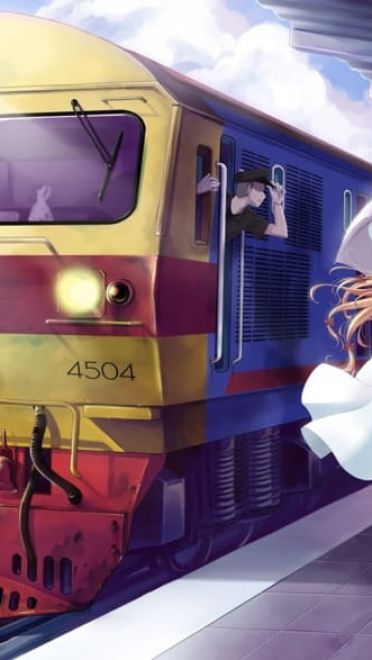 这样的女生才有爱 二次元长发少女壁纸(1)