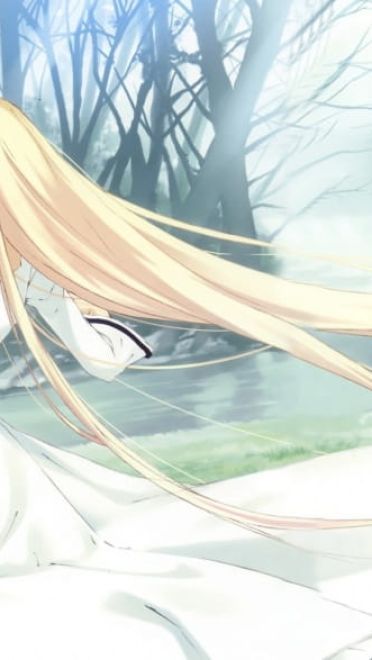 这样的女生才有爱 二次元长发少女壁纸(1)