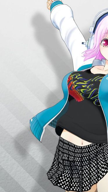 棉花糖女孩 超级索尼子 动漫电脑壁纸下载(1)