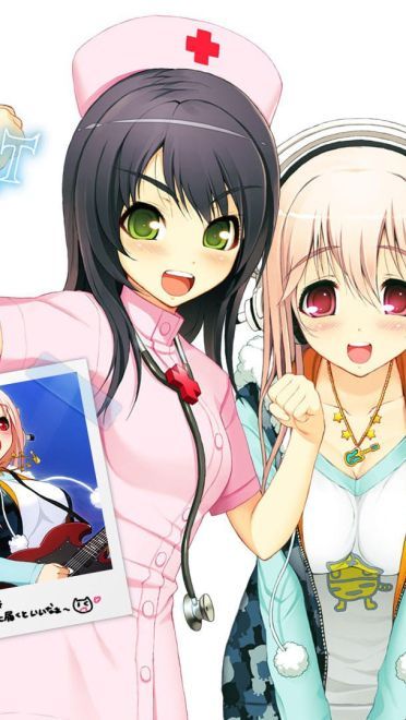 棉花糖女孩 超级索尼子 动漫电脑壁纸下载(1)