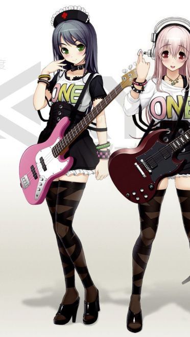 棉花糖女孩 超级索尼子 动漫电脑壁纸下载(1)