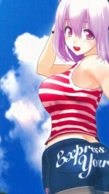 棉花糖女孩 超级索尼子 动漫电脑壁纸下载(1)